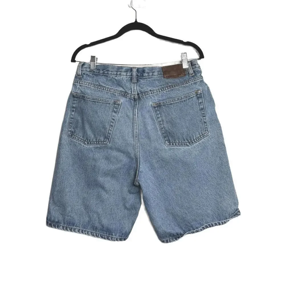 Vintage 2000s Calvin Klein Blue Denim Jean Shorts
